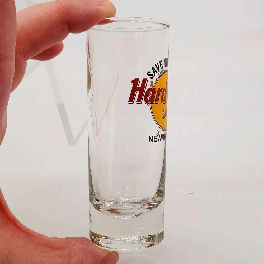 Hard Rock Cafe New Orleans Tall Shot Glass Collectible Souvenir Logo